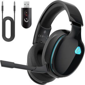 3.5mm Wireless Gaming Headset with Detachable Microphone for Gamer